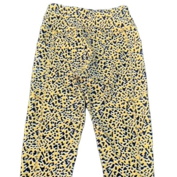 BCBGeneration Leggings High Waist Pants Leopard Print Yellow Women's Medium $68 - Picture 7 of 11